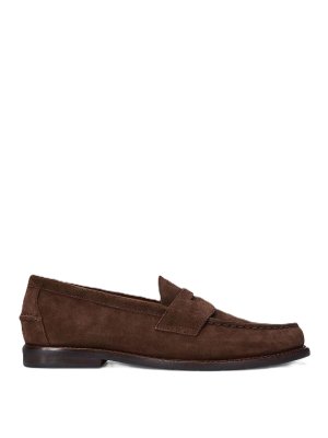 POLO RALPH LAUREN: Mokassins und Slippers - Mokassins - Dunkelbraun