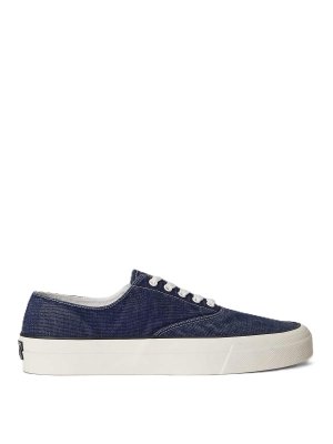 POLO RALPH LAUREN: trainers - Keaton v2-sneakers-low top lace-canvas