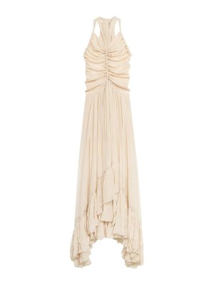 BLUMARINE: Robe longueur genou - Robe Au Genou - Beige