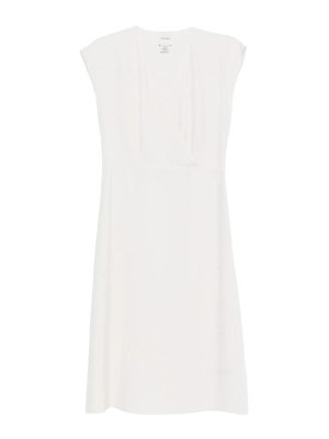 CALVIN KLEIN: Robe longueur genou - Robe Au Genou - Blanc
