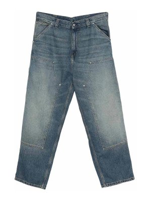 CARHARTT: Jeans Rectos - Vaqueros Rectos - Azul