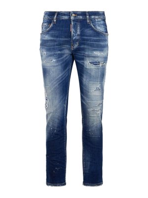 DSQUARED2: straight leg jeans - Jeans