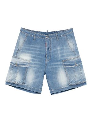 DSQUARED2: Hosen Shorts - Shorts - Blau