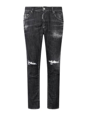 DSQUARED2: Jeans Rectos - Vaqueros Rectos - Gris