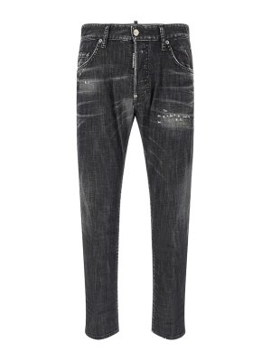 DSQUARED2: ストレートジーンズ - ストレートジーンズ - グレー