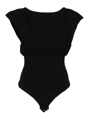 ELISABETTA FRANCHI: Tops & Débardeurs - Top - Noir