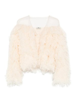 ELISABETTA FRANCHI: カジュアルジャケット - カジュアルジャケット - クリーム