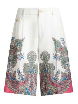 ETRO: Shorts - Shorts - Blanco
