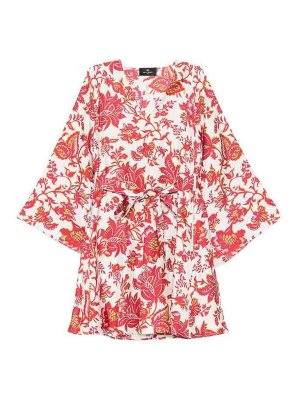 ETRO: Knielange Kleider - Knielanges Kleid - Rot