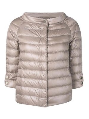 HERNO: Lange Daunenmäntel - Daunenmantel - Beige