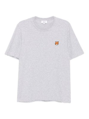 MAISON KITSUNÉ: Tシャツ - Tシャツ - グレー