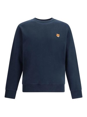 MAISON KITSUNÉ: スウェット＆セーター - スウェットシャツ/セーター - ブルー