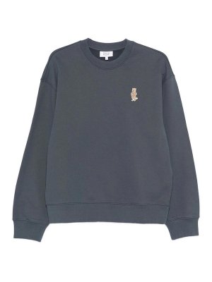 MAISON KITSUNÉ: Sudaderas y suéteres - Sudadera - Azul