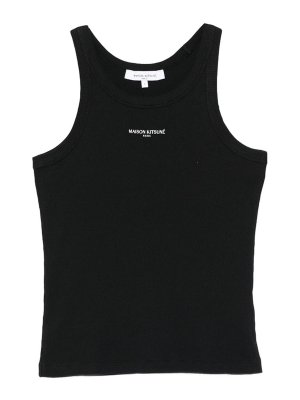 MAISON KITSUNÉ: Tops & Débardeurs - Top - Noir