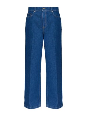 MAISON KITSUNÉ: jeans dritti, a sigaretta - Jeans