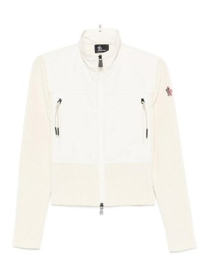 MONCLER: Abrigos semilargos - Abrigo Midi - Color Carne Y Neutral