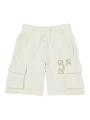 OFF-WHITE: Hosen Shorts - Shorts - Nude