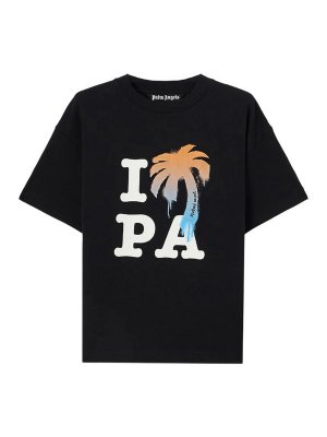 Palm Angels: T-shirts - T-Shirt - Noir