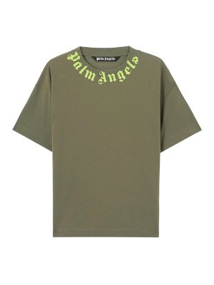 Palm Angels: Camisetas - Camiseta - Verde