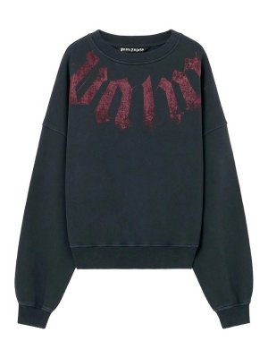Palm Angels: Sudaderas y suéteres - Sudadera - Negro