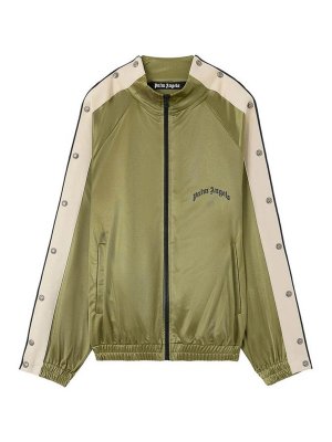 Palm Angels: Sudaderas y suéteres - Sudadera - Verde Oscuro