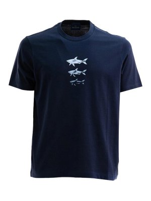PAUL & SHARK: Camisetas - Camiseta - Azul