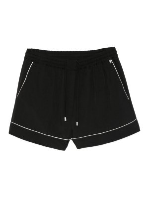SPORTMAX: トラウザーショーツ - ショートパンツ - 黒