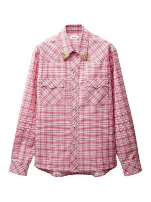 VERSACE: Chemises - Chemise - Rouge