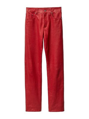 VERSACE: leather trousers - Leather Pant