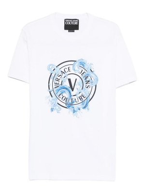 Versace Jeans Couture: Tシャツ - Tシャツ - 白