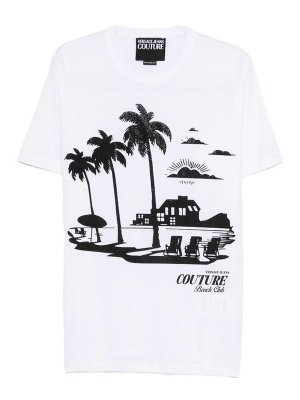 Versace Jeans Couture: Tシャツ - Tシャツ - 白