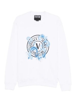 Versace Jeans Couture: スウェット＆セーター - スウェットシャツ/セーター - 白
