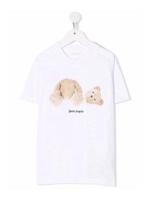 Palm Angels: T-shirts - T-Shirt - Weiß