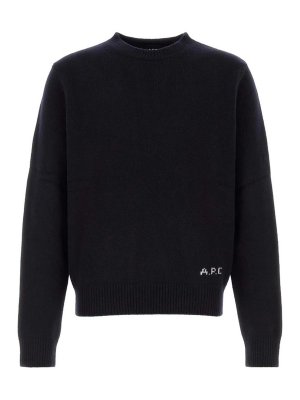 A.P.C.: Pull col rond - Pull Col Rond - Bleu