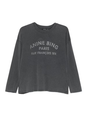 ANINE BING: Tシャツ - Tシャツ - グレー
