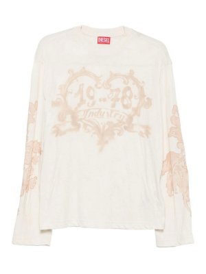 DIESEL: Camisetas - Camiseta - Blanco