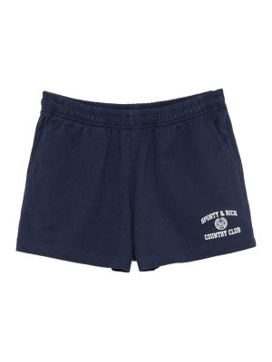 SPORTY & RICH: Shorts - Short - Bleu