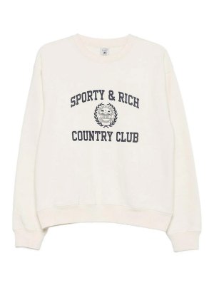 SPORTY & RICH: クルーネック - クルーネック - ライトベージュ
