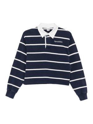SPORTY & RICH: クルーネック - クルーネック - ダークブルー