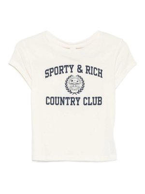 SPORTY & RICH: Camisetas - Camiseta - Beis Claro