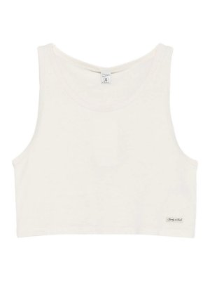 SPORTY & RICH: Tops & Débardeurs - Top - Beige Clair
