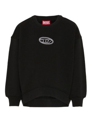 DIESEL: Sweatshirts und Pullover - Sweatshirt - Schwarz