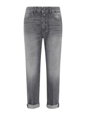 DONDUP: jeans dritti, a sigaretta - Jeans in denim