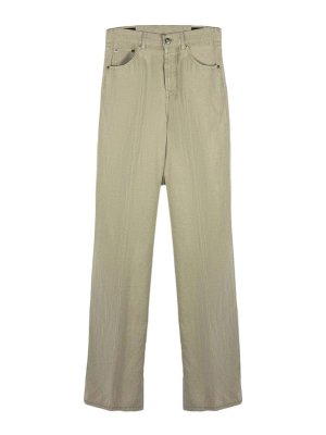 DONDUP: Jeans Rectos - Vaqueros Rectos - Verde