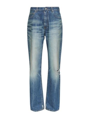 MM6 MAISON MARGIELA: straight leg jeans - Denim Jeans
