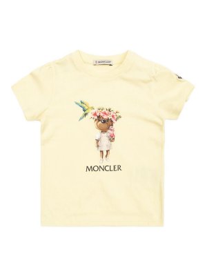 MONCLER JR: T-shirts - T-Shirt - Schwarz