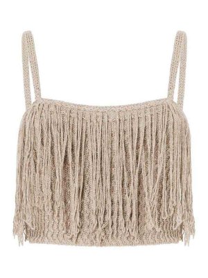 Pinko: Tops und Tank Tops - Top - Beige