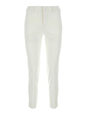 PT TORINO: Pantalones casual - Pantalón Casual - Blanco