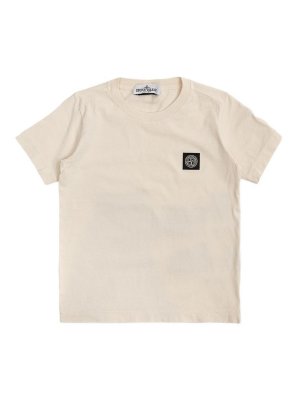 STONE ISLAND: T-shirts - T-Shirt - Beige