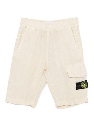 STONE ISLAND: トラウザーショーツ - ショートパンツ - ベージュ